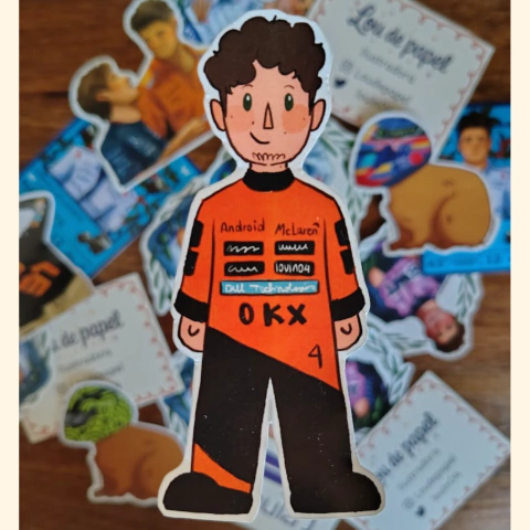 Sticker Lando Norris
